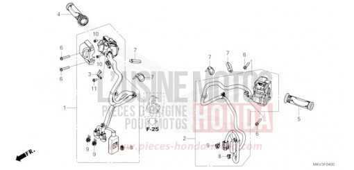 HANDLE SWITCH/GRIP NSS750P de 2023